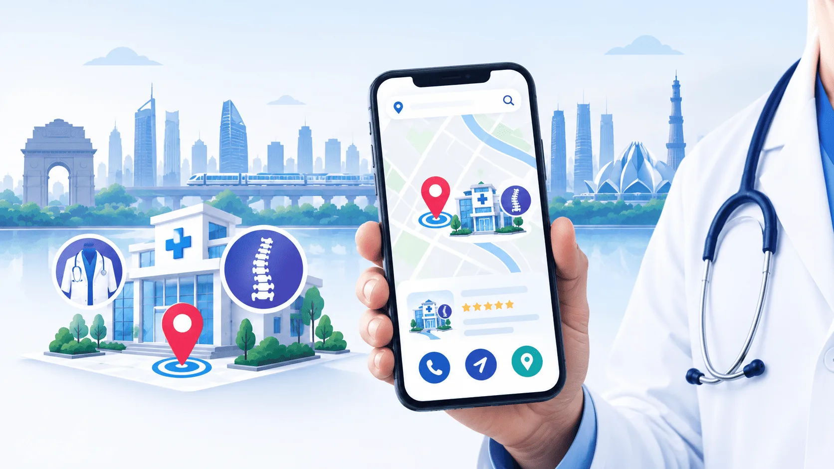 Google Business Profile for Surgeons | DMS Marketing Agency | Best healthcare Digital Marketing Agency in Delhi NCR